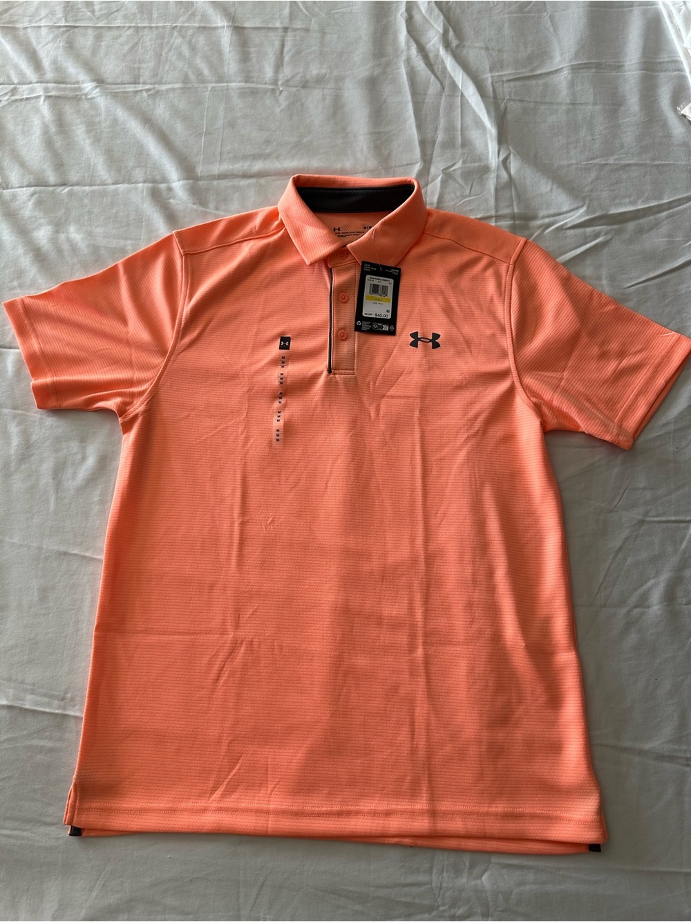 Under Armour Men's Coral/Orange Performance Polo